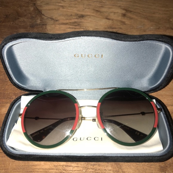 GUCCI round frame sunglasses